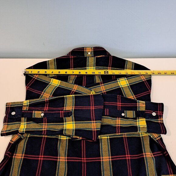 J. Crew Men's Large Long Sleeve Button Down Slim Fit Plaid Oxford Style #03034 - Picture 13 of 13